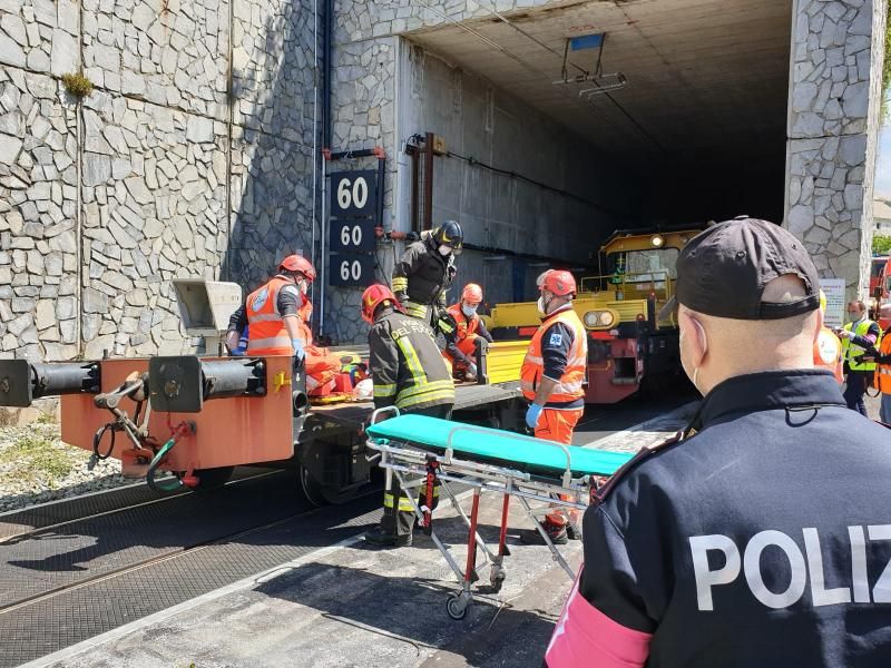 A Voltri esercitazione d’emergenza in galleria, verificate le procedure di sicurezza (FOTO)