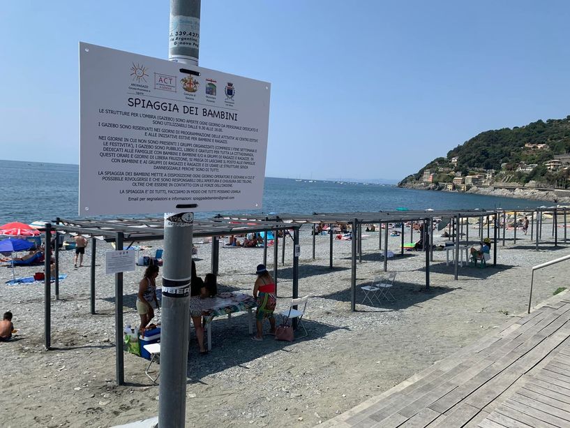 Voltri, è ripartita ‘La spiaggia dei bambini’