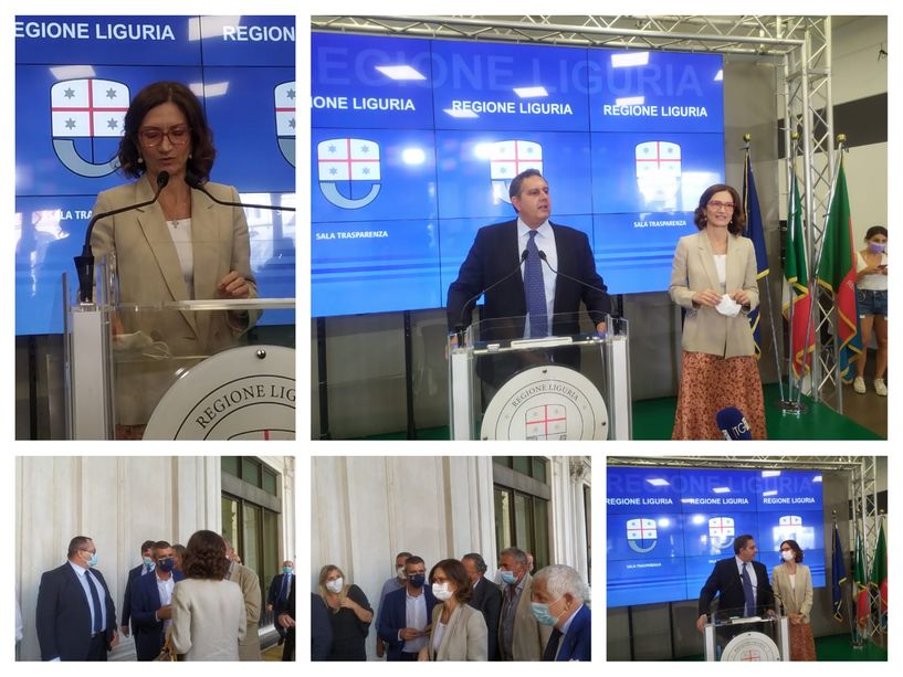 Toti e Gelmini: 400 milioni di finanziamento per l'ospedale del ponente agli Erzelli e per il trasferimento d'ingegneria (FOTO e VIDEO)