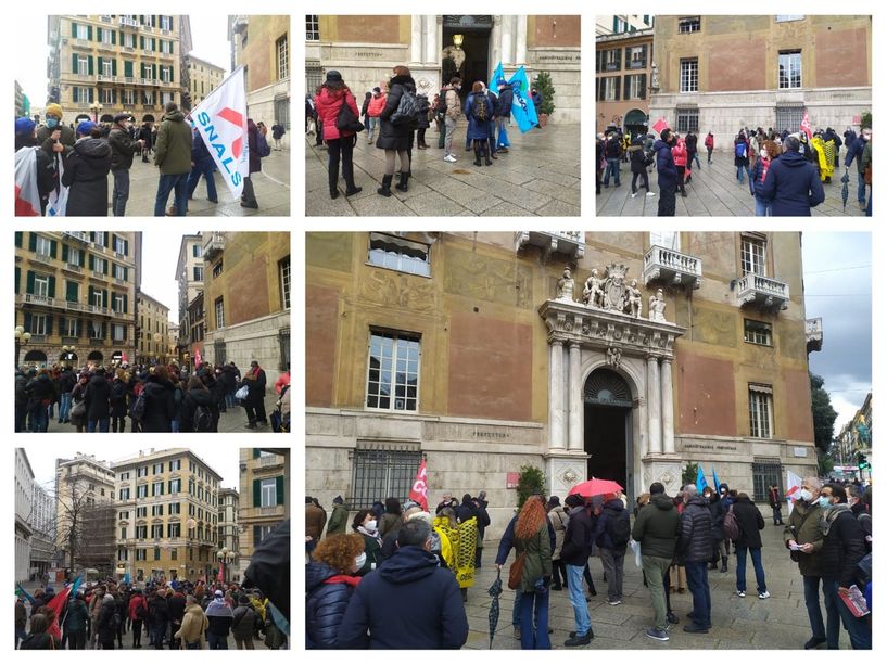 "Adesso basta, la scuola si ribella", docenti e personale in piazza contro il governo