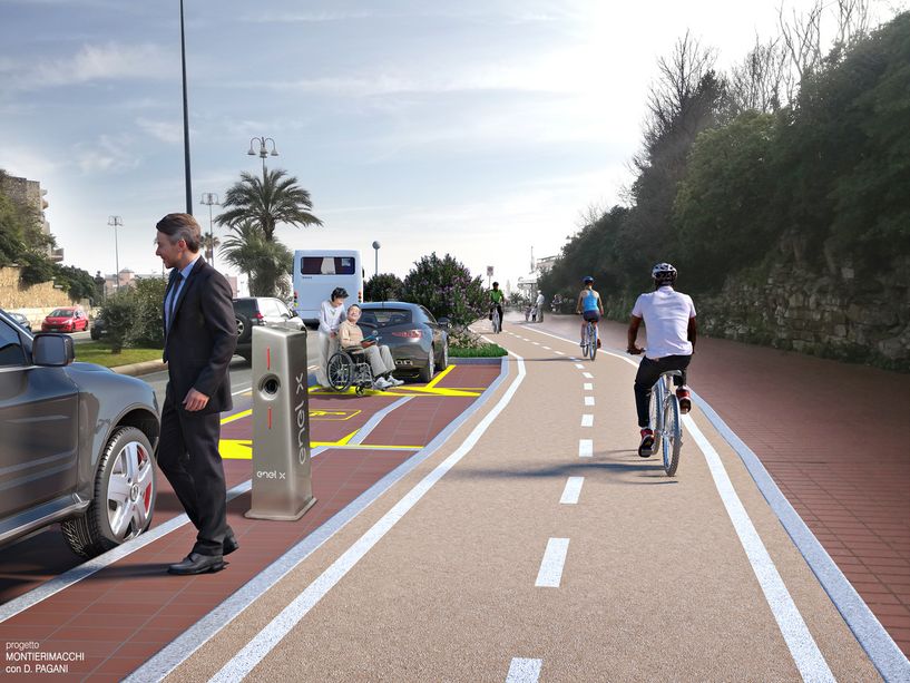 Pista ciclabile di corso Italia, pronto il bando, prevista una navetta elettrica fino a Boccadasse