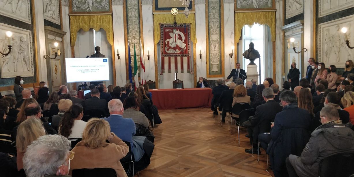 Pnrr, Genova 800 milioni in tre anni, Bucci: "Noi capaci di far arrivare i finanziamenti" (Foto e Video)