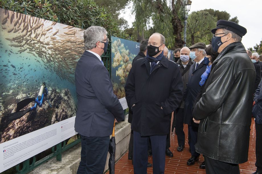 Ai giardini St-Martin a Monaco si può vedere la mostra 'Proteggere il patrimonio marino dell'UNESCO grazie alla ricerca scientifica'