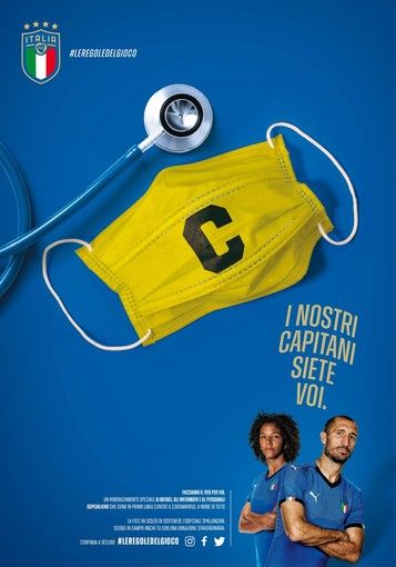 Calcio. Gli Azzurri e le Azzurre ringraziano il personale ospedaliero: "Facciamo il tifo per voi" Calcio. Gli Azzurri e le Azzurre ringraziano il personale ospedaliero: "Facciamo il tifo per voi"
