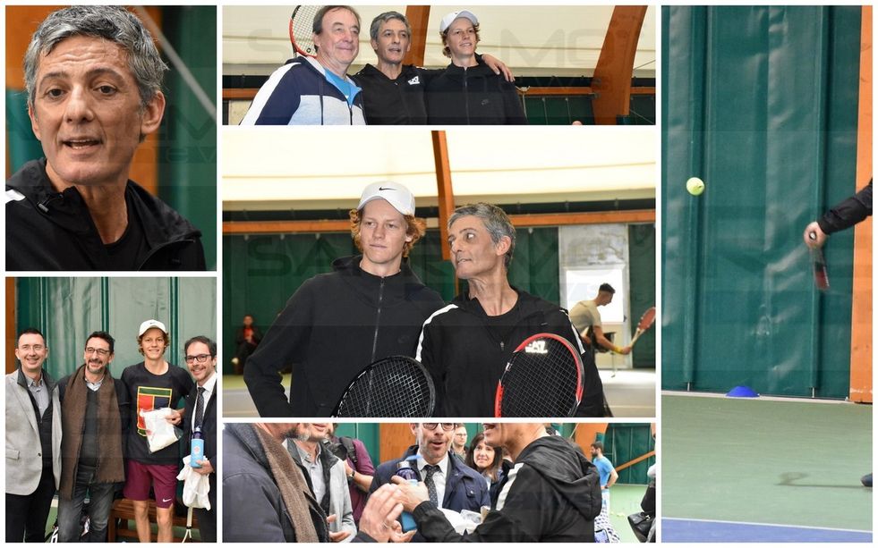 Bordighera: Fiorello Vs Sinner al 'Piatti Center' parla solo di Inter "Mi sono dovuto ricredere su Lukaku" (Foto e Video)