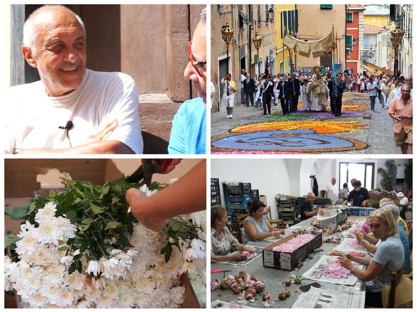 Imperia, dopo due anni di stop torna l’Infiorata di via Carducci. Il presidente Massabò: “Grande sforzo riprendere. Il tema sarà la Pace” (videointervista)