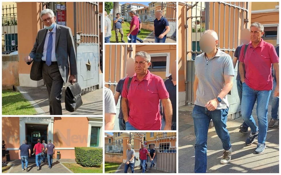 Imperia, caso Dellerba: in manette per corruzione anche Gaetano, fratello di Vincenzo Speranza. L'arrivo in tribunale (Foto e Video)