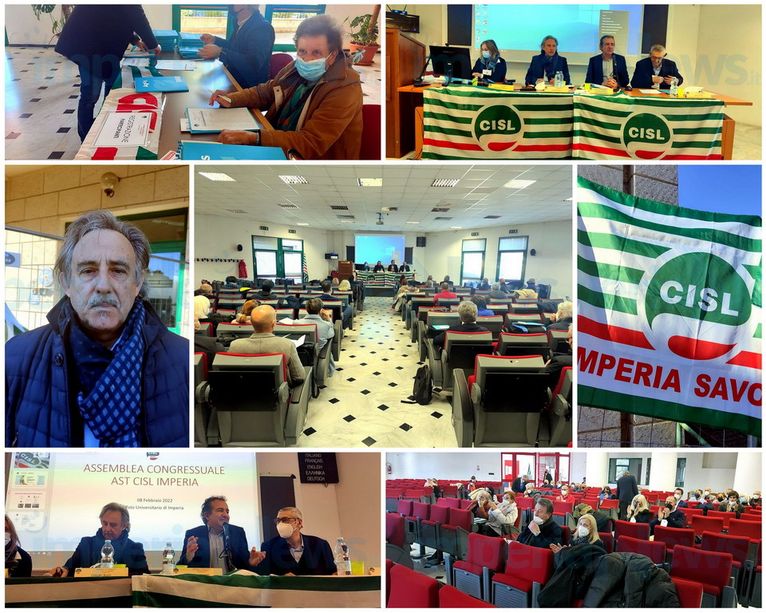 A Imperia il congresso provinciale Cisl, Bosio: “Infrastrutture primo problema della nostra provincia&quot; (Foto e Video)