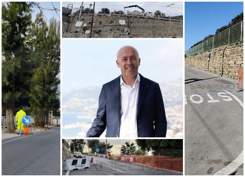 Sanremo: a maggio scattano i lavori sull'Aurelia a 'La Vesca', a Natale 2023 via semaforo e senso alternato (Video)