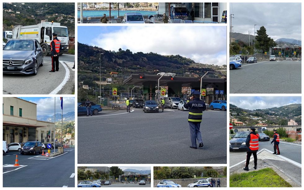 Intensificati i controlli ai confini e ai caselli autostradali per i francesi: impegnate tutte le forze dell'ordine (Foto)