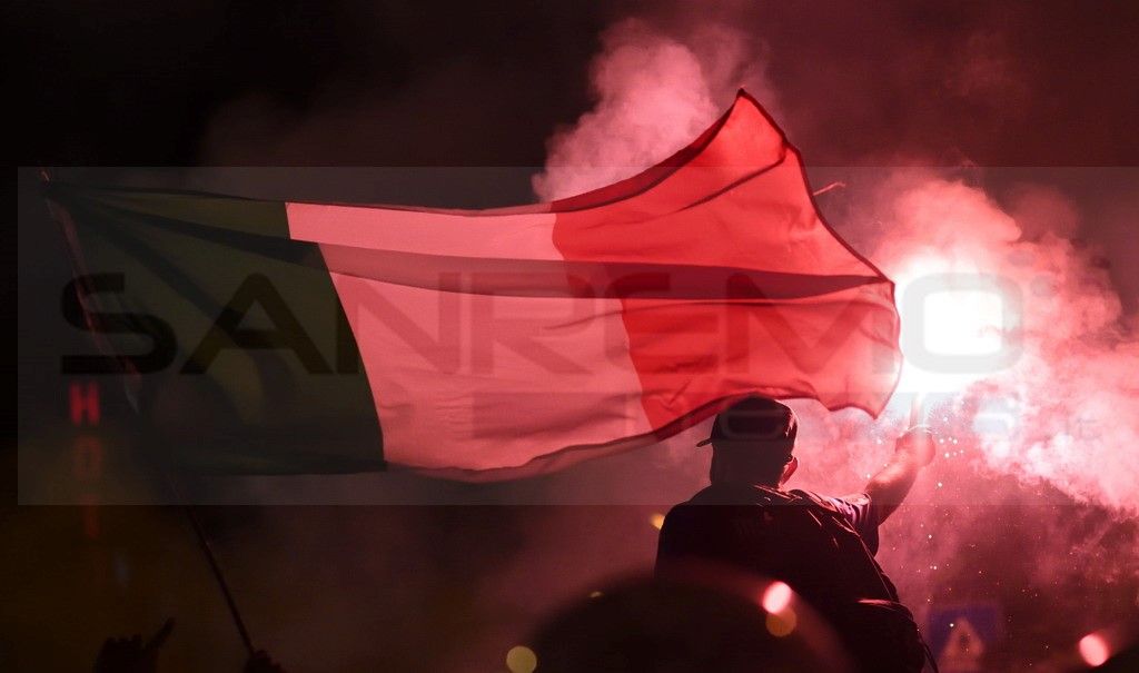 Sanremo: qualche ubriaco, feriti lievi e alcuni tafferugli nel bilancio dei festeggiamenti per la vittoria degli azzurri