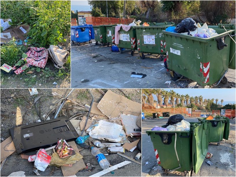 Sanremo: l'area "ecologica" di Pian di Poma è un insulto ai cittadini che rispettano le regole (Foto)