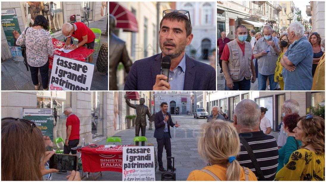 Nicola Fratoianni a Sanremo e Ventimiglia: sui flussi migratori &quot;Non è emergenza ma bisogna alleggerire il peso sulla città&quot;