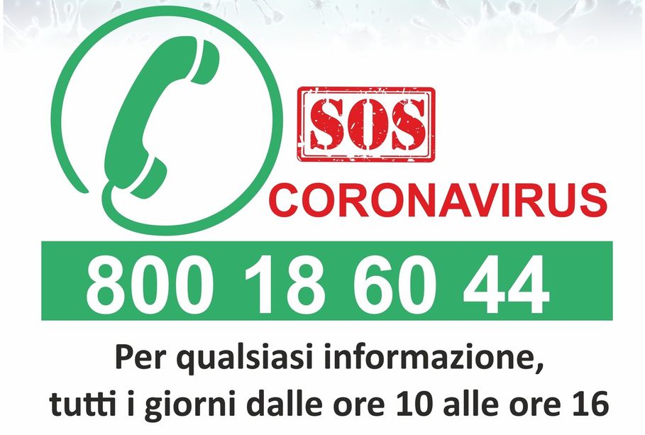 Dal 23 marzo in provincia di Imperia attivo il numero verde "SOS Coronavirus", un filo diretto tra cittadino e Ospedale Dal 23 marzo in provincia di Imperia attivo il numero verde "SOS Coronavirus", un filo diretto tra cittadino e Ospedale