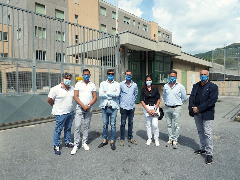 Sappe e Lega sopralluogo al Carcere di Sanremo: Lorenzo "Fermi a 10 anni fa" e Piana "La politica può risolvere problemi strutturali"