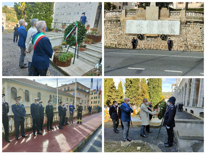 Imperia, commemorazione dei defunti, Scajola: "Non c’è storia e non c’è vita se non si ricorda il passato. Un fatto dovuto, ma molto sentito" (foto e video)