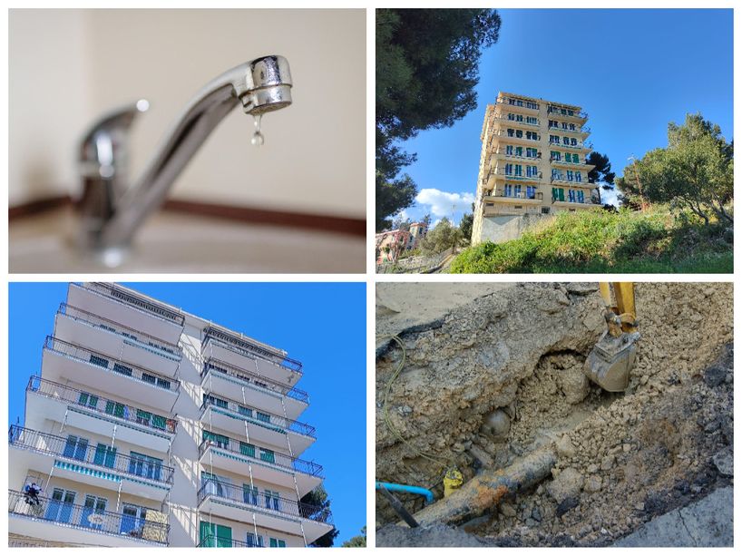 Imperia, intero stabile senz'acqua da oltre due settimane, residenti indignati: &quot;Impossibile vivere così. Ora dobbiamo anche pagare di tasca nostra un idraulico&quot;