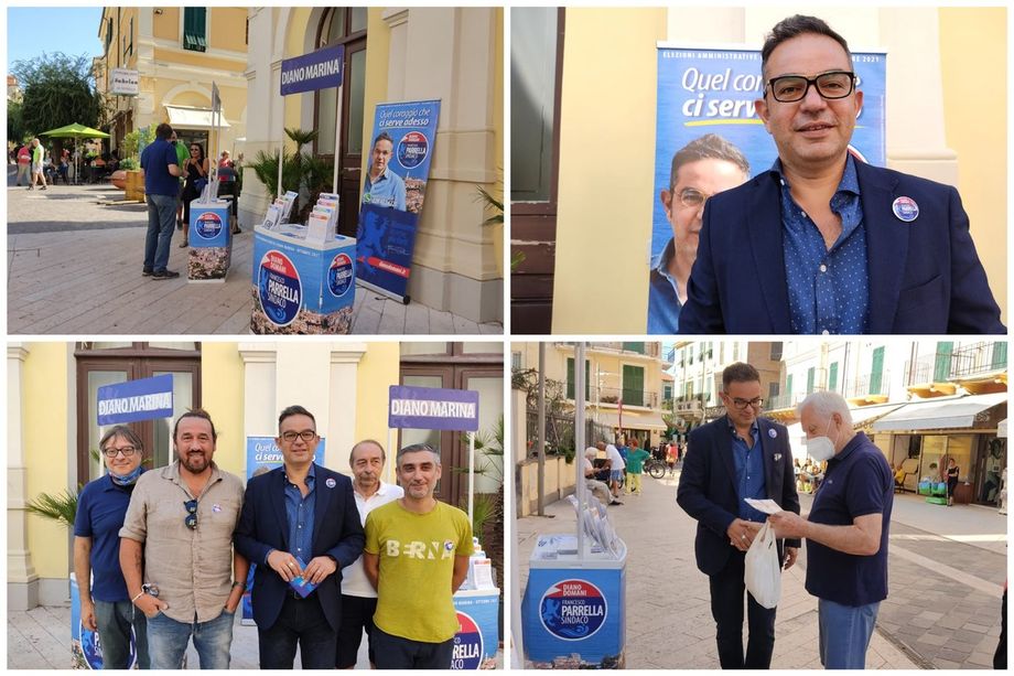 Elezioni a Diano Marina, Parrella ha le idee chiare: &quot;No al progetto varato per la scuola in via Biancheri. Il commercio va tutelato, faremo una rivoluzione fiscale&quot; (foto e video)