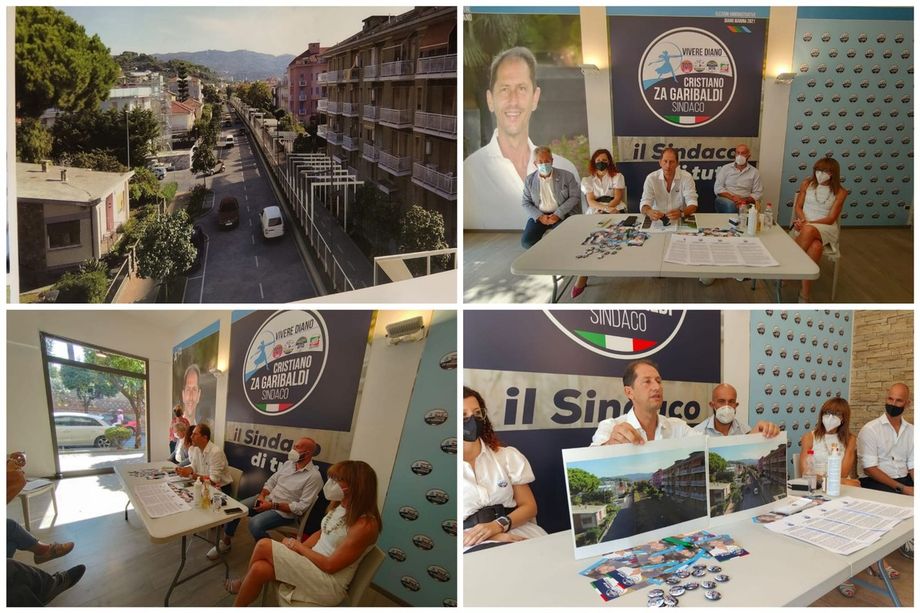 Elezioni a Diano Marina, Za Garibaldi presenta il programma: “Non faremo il Palazzetto sul Molo delle tartarughe” (foto e video)