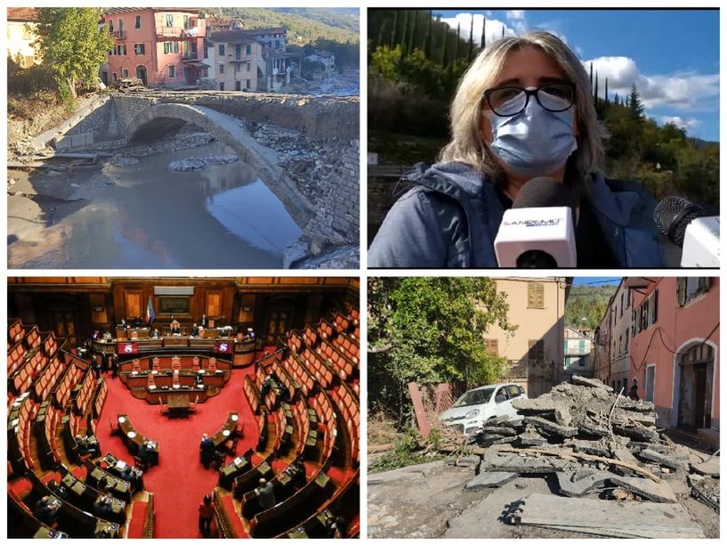 Vessalico, a tre mesi dall'alluvione neanche un euro è stato dato al comune. Giliberti: "Nessuna risposta né a noi né ai cittadini. Il paese è rimasto spezzato a metà"