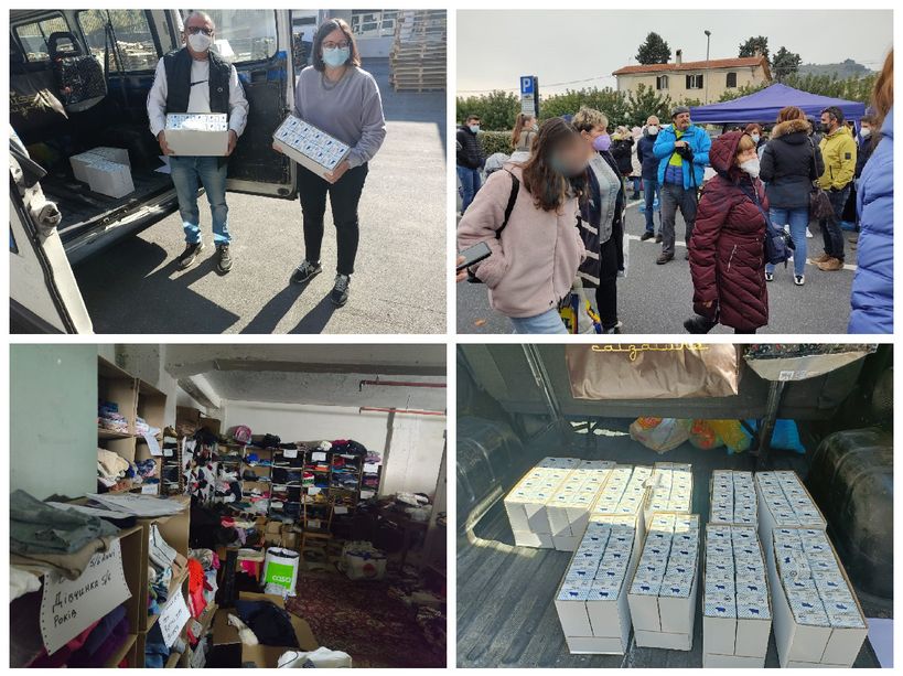 Imperia, continua l’impegno per l’emergenza profughi. Sabato in piazza Roma distribuzione di latte e materiale scolastico (foto)