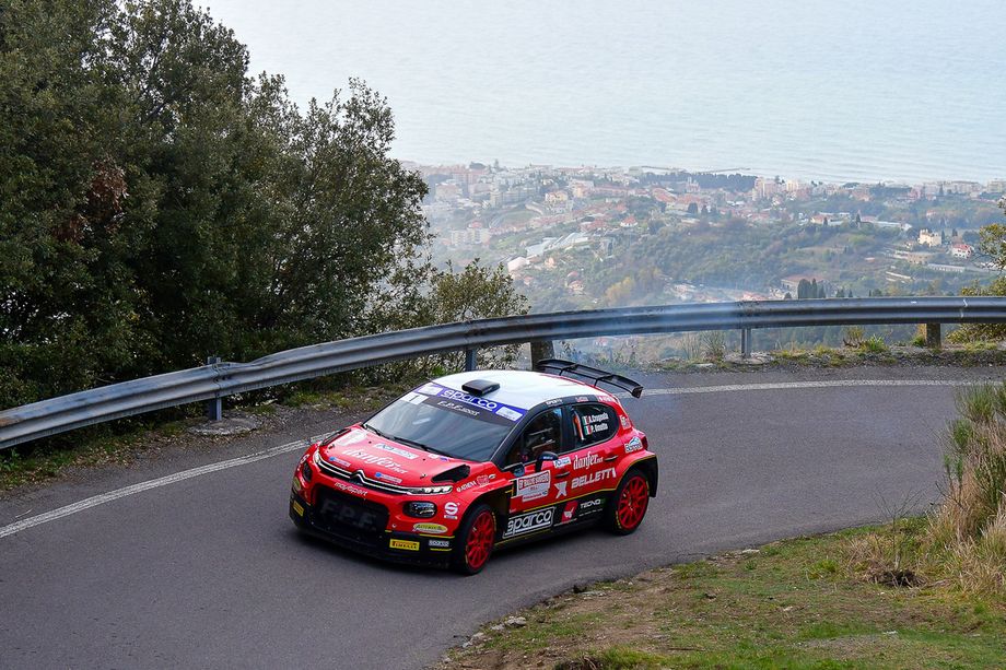 69° Rallye Sanremo: dopo tre speciali, Andrea Crugnola ed Elia Ometto davanti a tutti (foto)