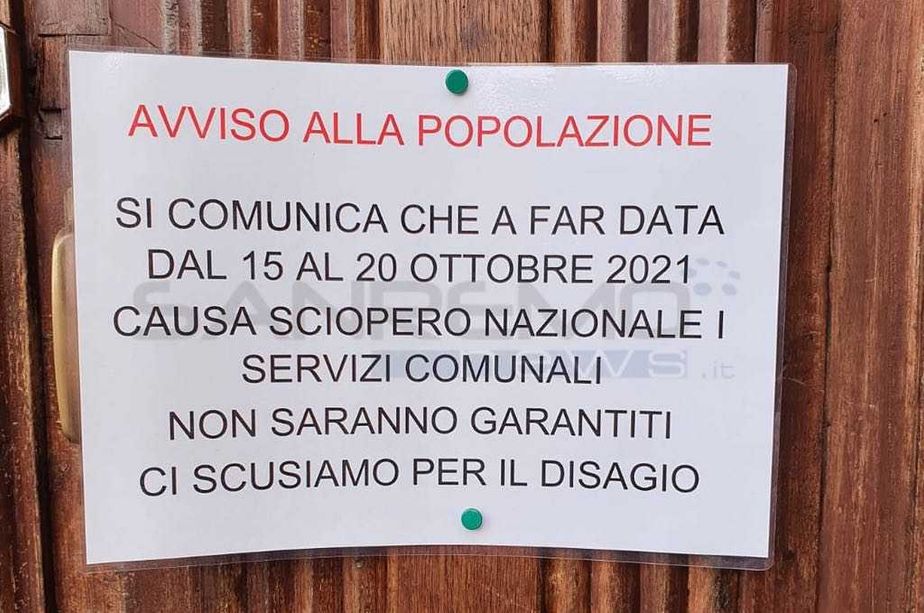 A Badalucco comune chiuso per sciopero contro il green pass, Sindaco &quot;Ognuno è libero di aderire ma le regole vanno rispettate&quot;
