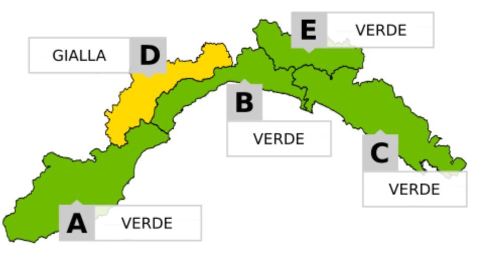 Maltempo, lunedì 4 gennaio allerta gialla per neve in Val Bormida e nell'entroterra savonese