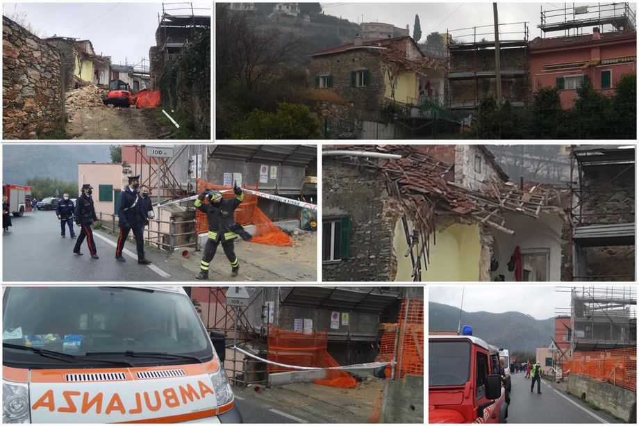 Tovo, crollo all'interno di un cantiere edile: morto un uomo travolto dalle macerie (FOTO)