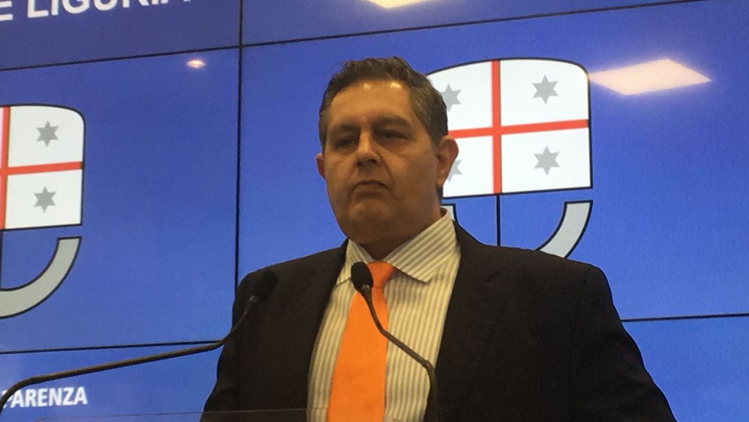 Toti: "Liguria con Rt a 0,94: immaginabile il ritorno in zona gialla"