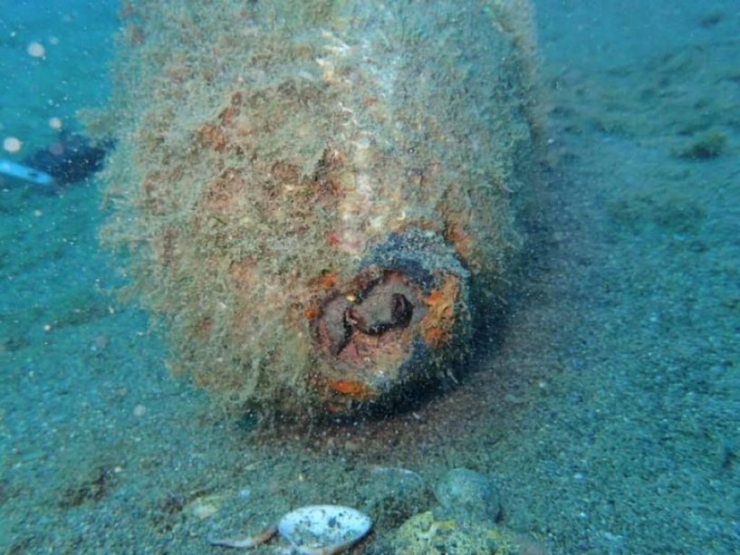 Rinvenuto un ordigno al largo di Capo Torre tra Albisola Superiore e Celle