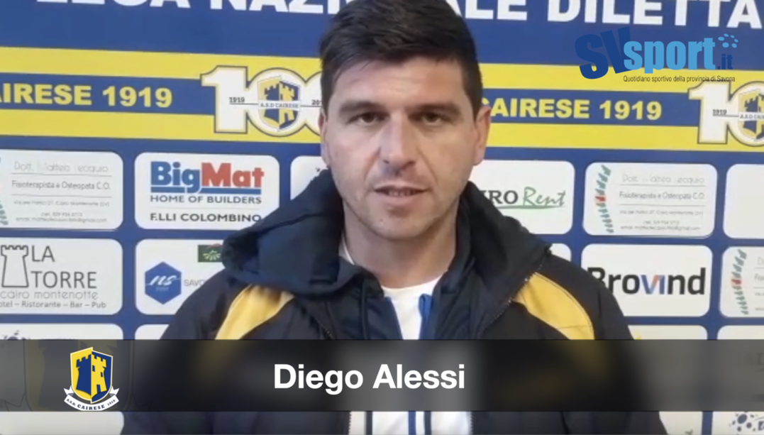 Calcio, Cairese. Alessi chiama maggiore incisività: "Nel primo tempo serviva concretezza. Gli infortuni? Abbiamo assenti da tempo, chi c'è può fare molto di più" (VIDEO)