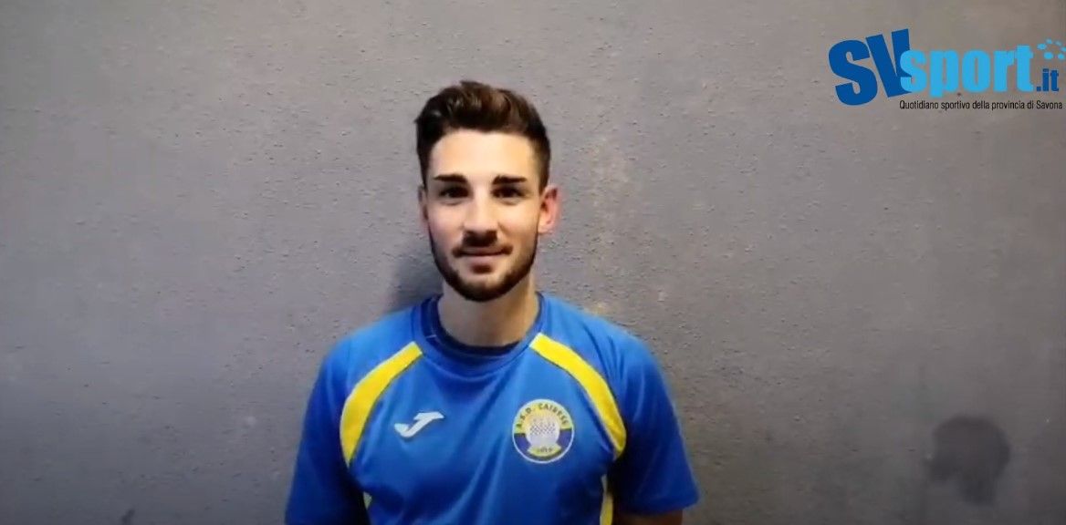 Calcio, Cairese. Finalmente si sblocca Saviozzi: "Capitano momenti del genere, ma la squadra ha comunque fatto bene" (VIDEO)
