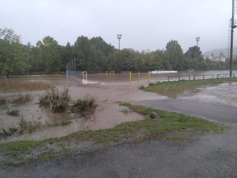 Calcio. Il Dego rivive l'incubo, il Bormida straripa e allaga nuovamente il campo