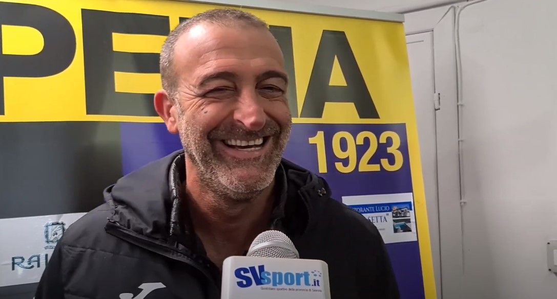 Calcio, Imperia. Lupo esorta i suoi giocatori: &quot;Niente facce tristi! Nel secondo tempo una sola squadra in campo&quot; (VIDEO)