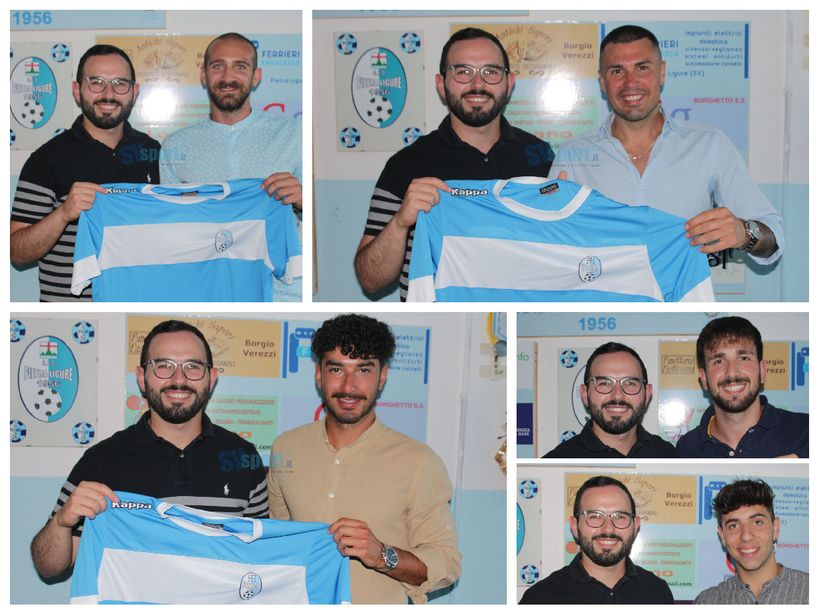 Calciomercato: il Pietra Ligure ufficializza i primi cinque acquisti, fatta per Pastorino, Ferro, Vejseli, Anselmo e Battuello