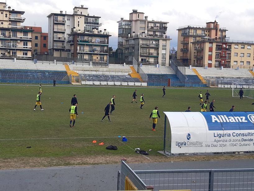 Calcio, Savona. La squadra ha ripreso ad allenarsi in attesa di conoscere il proprio destino