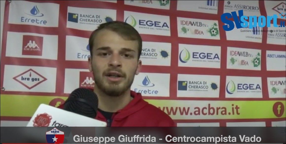 Calcio, Vado. Giuseppe Giuffrida esalta il lavoro della squadra rossoblu: "Il successo di Bra è nato grazie al lavoro settimanale" (VIDEO)