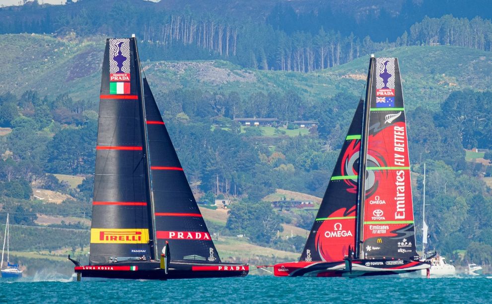 Americas Cup. Decidono ancora le partenze, l'equilibrio regna ed è 3-3 tra Luna Rossa e New Zealand Americas Cup. Decidono ancora le partenze, l'equilibrio regna ed è 3-3 tra Luna Rossa e New Zealand