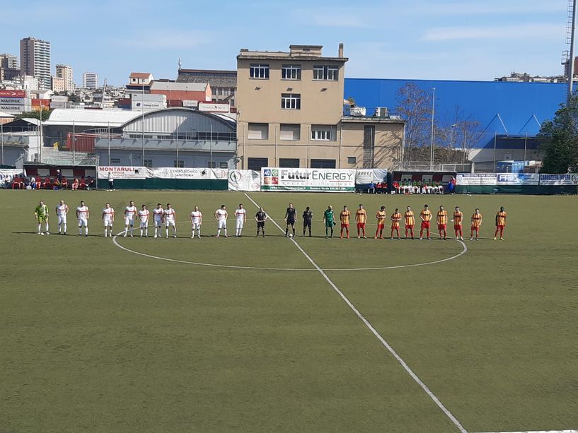 Calcio. Eccellenza, il Finale concede il bis! Un colpo di testa di Pare piega la Genova Calcio, giallorossi a punteggio pieno