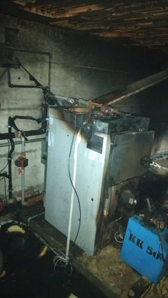 Una caldaia va in fiamme in una casa di Cumiana