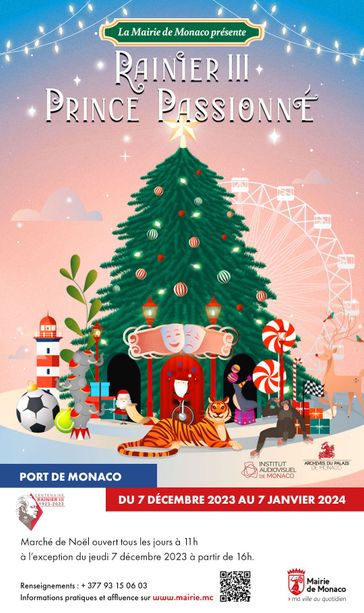 Il grande Villaggio di Natale sul Porto di Monaco sarà dedicato al Principe Ranieri