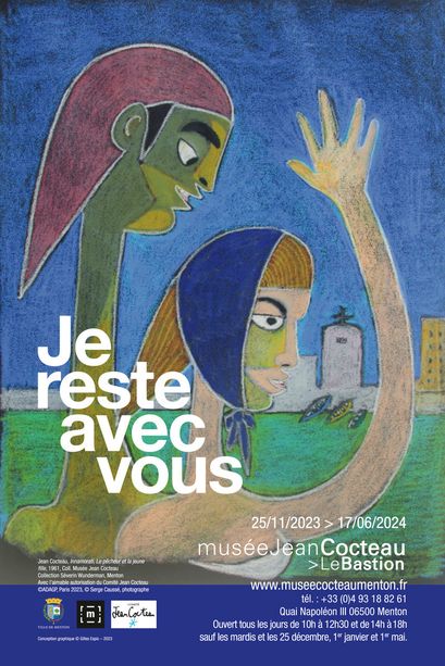 Mentone si appresta ad accogliere la mostra "Je reste avec vous" del grande artista Jean Cocteau