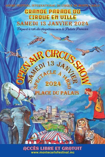 A Monaco c'è attesa per l'Open Air Circus Show del Festival Internazionale del Circo di Monte-Carlo A Monaco c'è attesa per l'Open Air Circus Show del Festival Internazionale del Circo di Monte-Carlo