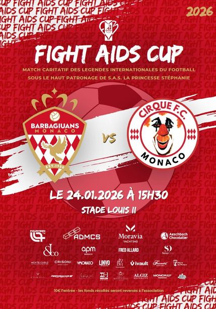 La FIGHT AIDS CUP torna allo Stade Louis II per una sesta edizione solidale La FIGHT AIDS CUP torna allo Stade Louis II per una sesta edizione solidale