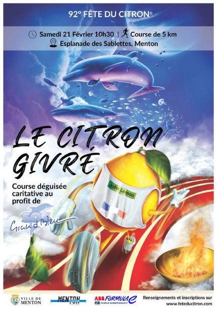 Partecipa a Le Citron Givré, la corsa solidale della 92ª Fête du Citron Partecipa a Le Citron Givré, la corsa solidale della 92ª Fête du Citron