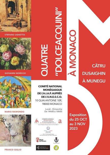 Monaco: al via mercoledì la mostra “Cätru dusaighin a Munegu” Monaco: al via mercoledì la mostra “Cätru dusaighin a Munegu”