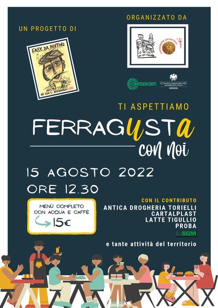 In via San Bernardo torna la tavolata "Ferragusta con noi"