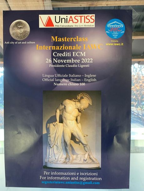 Asti, grande successo per la Masterclass Internazionale IAWC su ferite gravi da traumi complessi