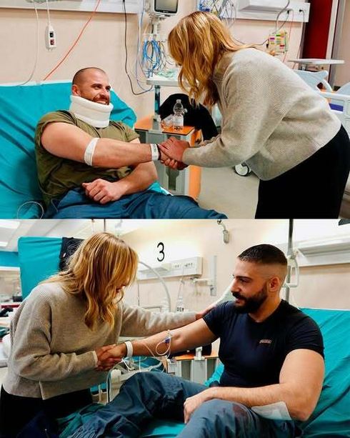 Scontri Askatasuna, Meloni visita i poliziotti feriti: "Non è protesta, si chiama tentato omicidio" Scontri Askatasuna, Meloni visita i poliziotti feriti: "Non è protesta, si chiama tentato omicidio"